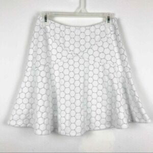 Marc by Marc Jacobs White Polka Dot‎ Skirt